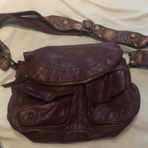 Maroon purse